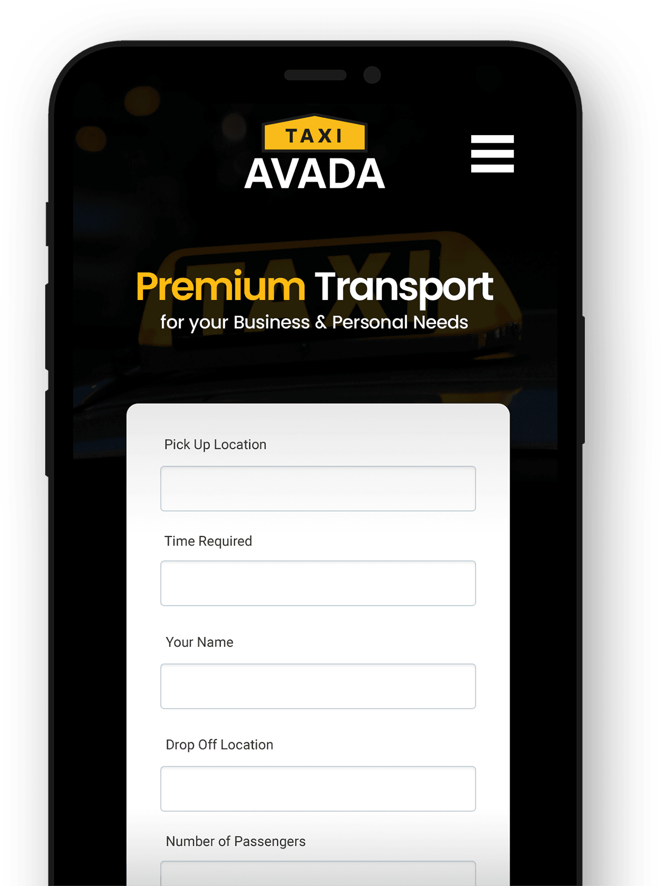 Avada Taxi App Avada Taxi App